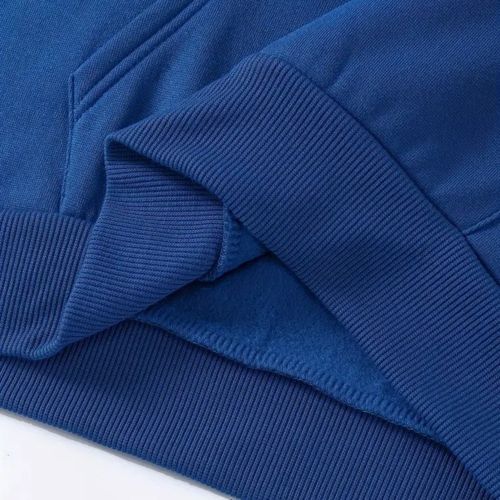 SWEATSUIT: 2Pc Blue Hoodie w/Front Pocket & Matching Drawstring Pants, NIP - Picture 6 of 8